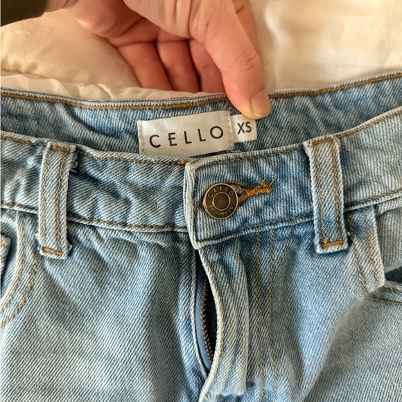 Cello Light Blue Ripped Jean Shorts - Picture 3 of 5